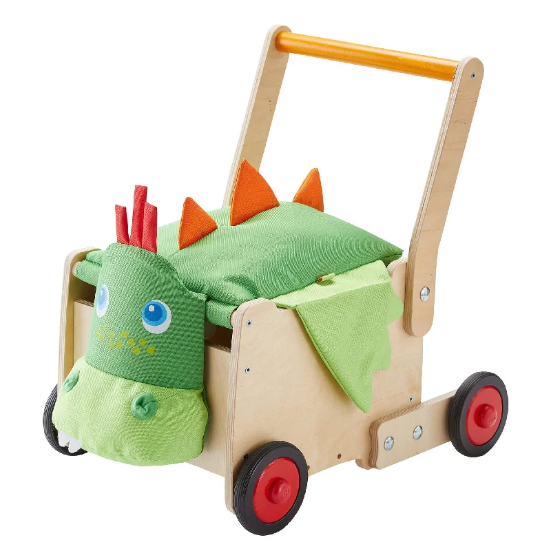 beautifully detailed wooden toys                  Dragon Wagon Baby Walker