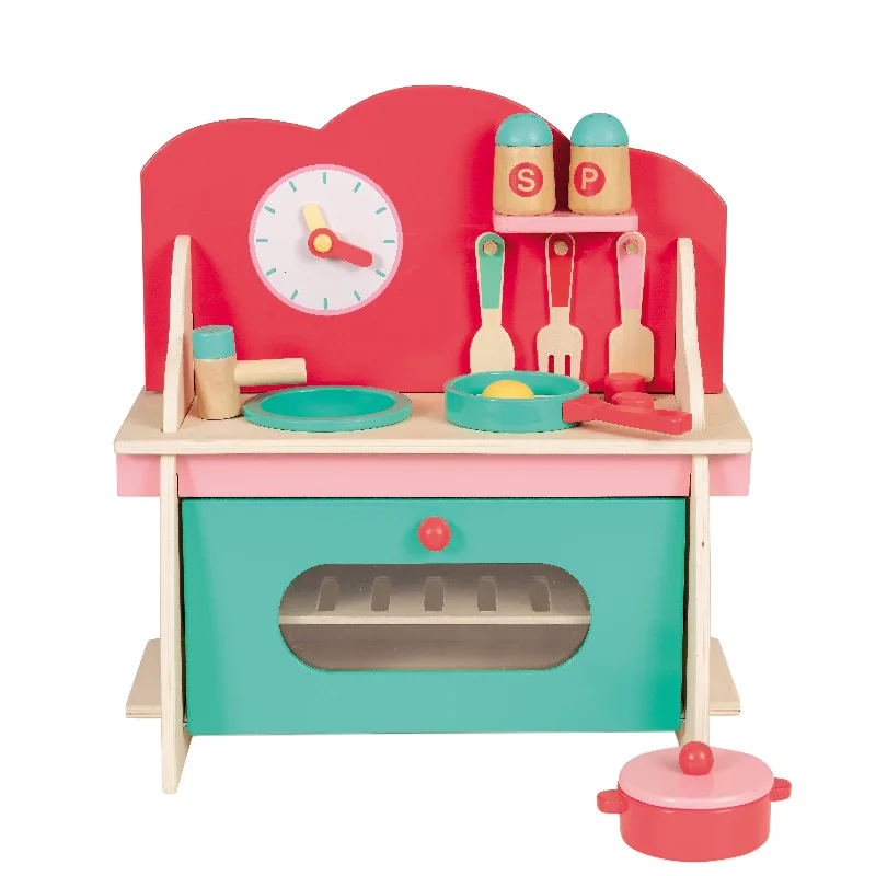 eco-friendly wooden toys made from sustainable materials                   Egmont Toys Wooden Cooker Set
