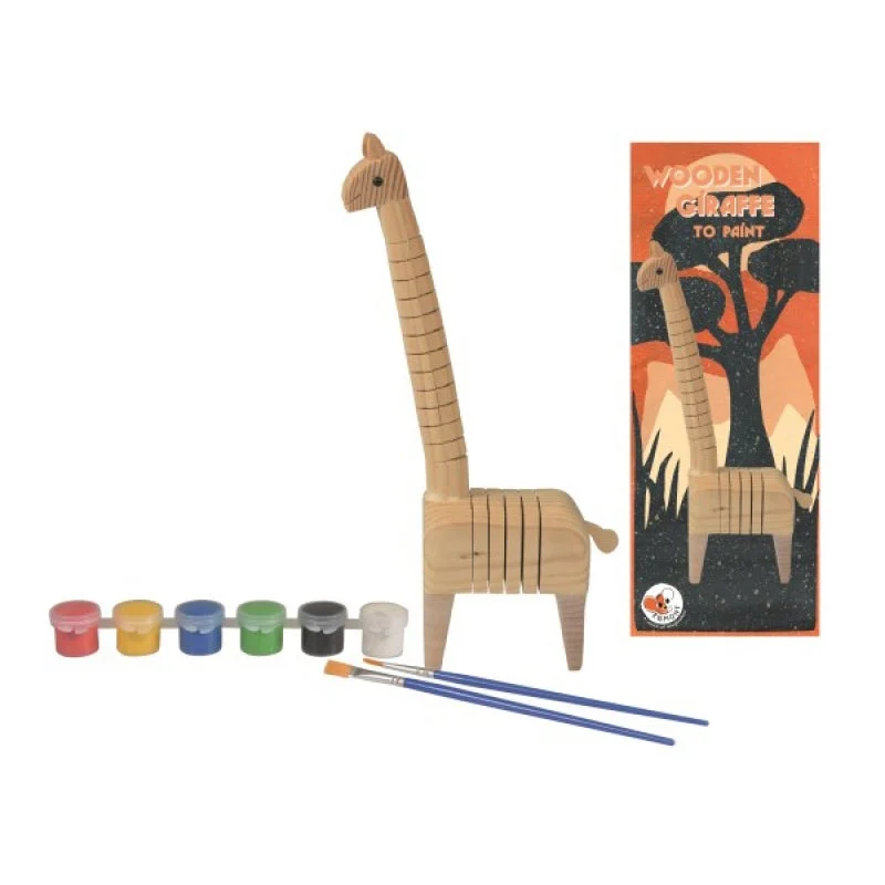 engaging and educational wooden toys                  Egmont Toys Wooden Giraffe To Paint