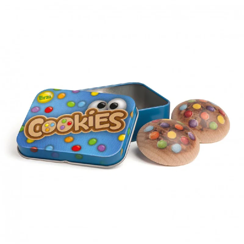 intricately designed wooden toys                 Erzi Cookies In A Tin