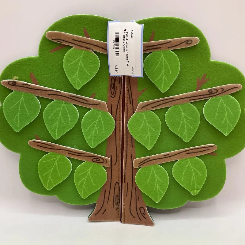 skillfully crafted wooden toys                   Felt & Wooden Disc Tree Memory Game