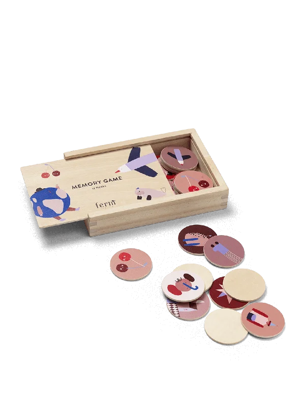 traditional wooden toys                   Memory Game - Critter - Multi