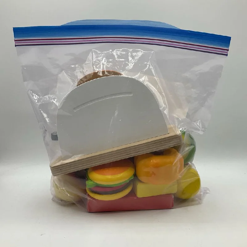 enchanted wooden toys                   Gallon Bag of Assorted Wooden Food