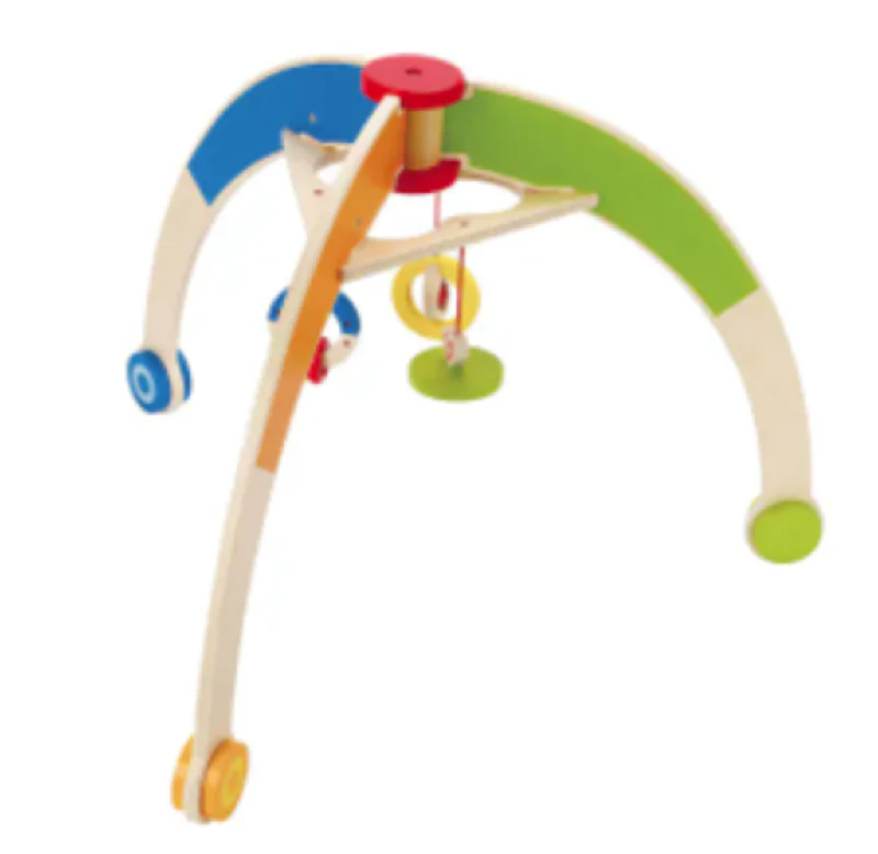 sustainable wooden toys                   Hape My First Wooden Gym Play Activity Center