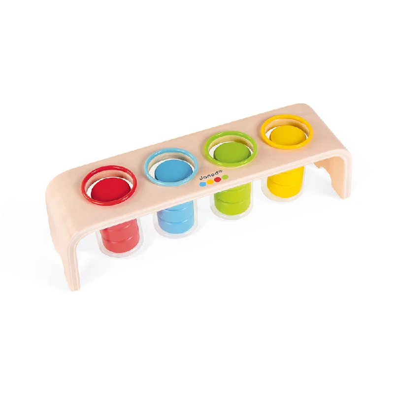 safe and child-appropriate wooden toys for different stages of development                   Janod Essential - Sorting Colours Game