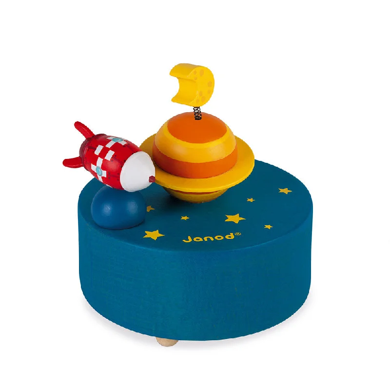 classic wooden toys for kids                Janod Music Box Galaxy