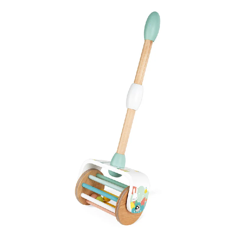 colorful wooden toys for toddlers             Janod Pure Push Along Toy