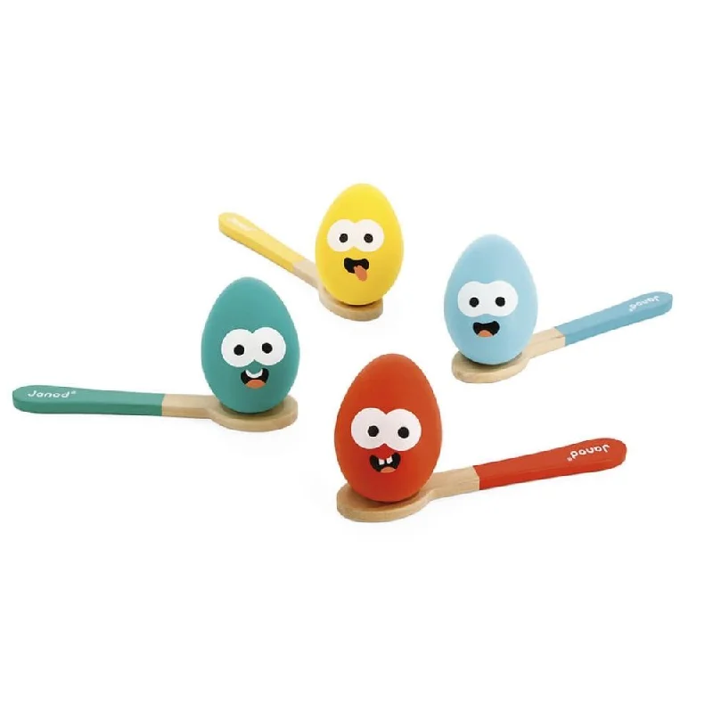 enchanting and whimsical wooden toys for children                   Janod Wooden Egg & Spoon Race