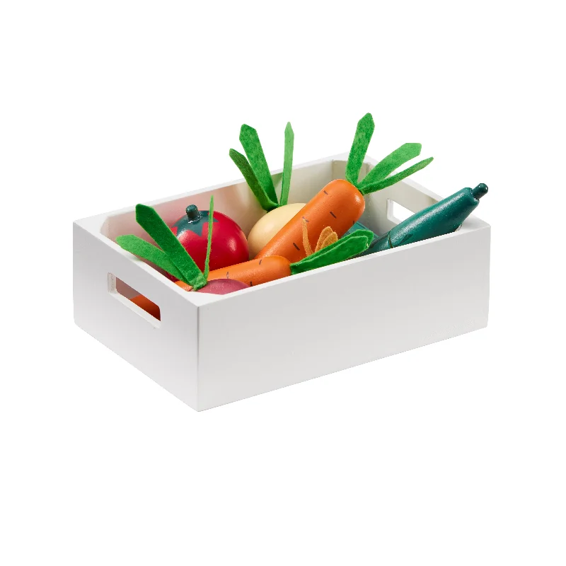 whimsical wooden toys                   Kid's Concept Mixed Vegetable Box Kid's Hub