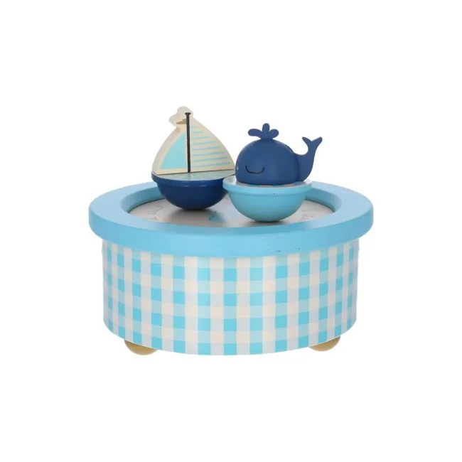 safe and non-toxic wooden toys that parents can trust                   Music Box - Boat & Whale