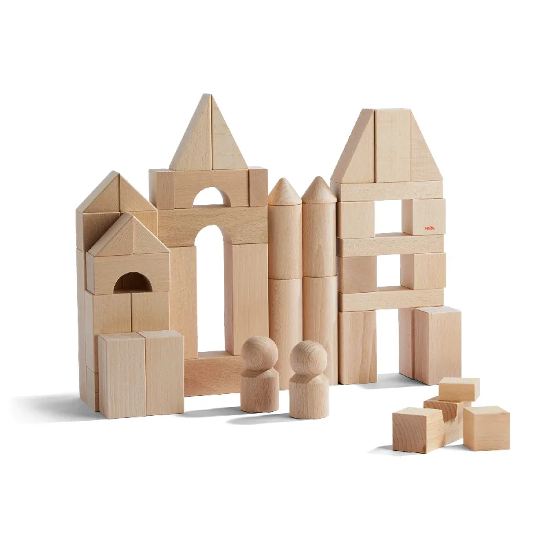 charming wooden toys                   Basic Building Blocks 60 Piece Large Starter Set