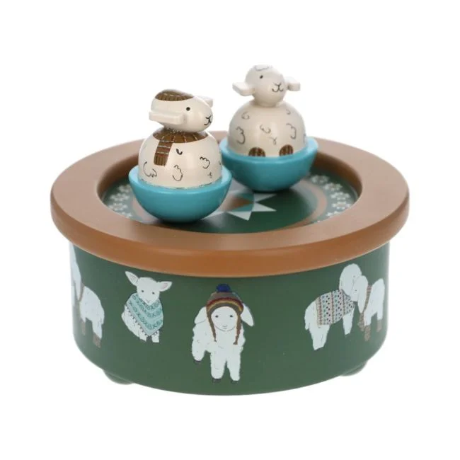 robust and durable wooden toys that are built to last                   Music Box - Lambs