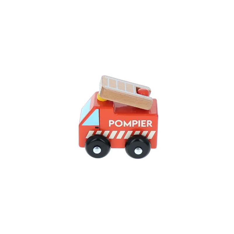 enchanting wooden toys for children                   Wooden Toy - Fire Truck