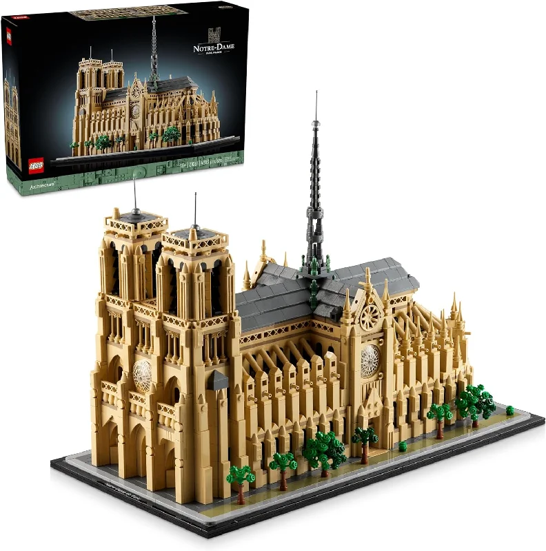 Offering a sense of nostalgia LEGOLEGO 21061 Architecture Notre-Dame de Paris Replica, Architectural Model Kit, Collectible Building Set for Adults, Build and Display Souvenir, Graduation Gift Idea for Lovers of History and Travel. Offering a sense of nostalgia LEGOLEGO 21061 Architecture Notre-Dame de Paris Replica, Architectural Model Kit, Collectible Building Set for Adults, Build and Display Souvenir, Graduation Gift Idea for Lovers of History and Travel.
