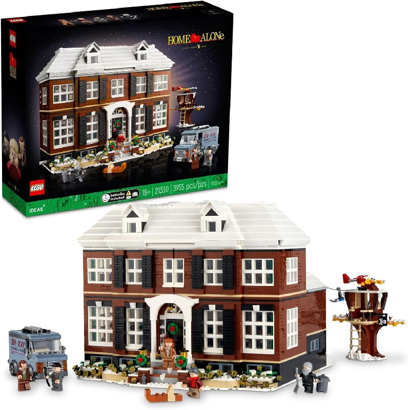 Iconic and recognizable LEGO charactersLEGO 21330  Ideas Home Alone McCallisters’ House Building Set for Adults, Movie Collectible Gift Idea with 5 Minifigures