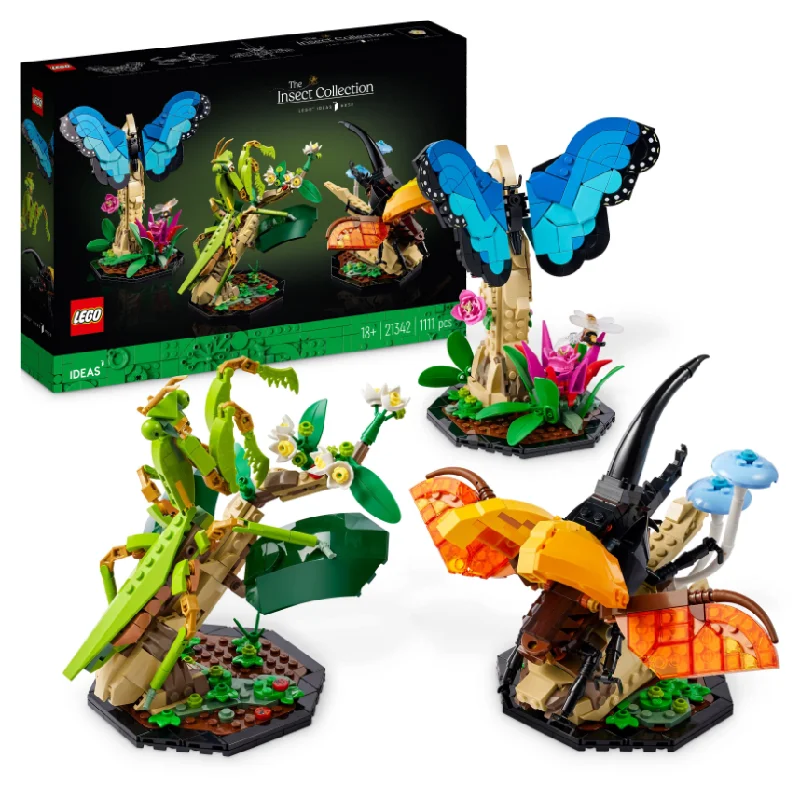 Seamlessly fitting LEGO connectionsLEGO 21342 Ideas The Insect Collection