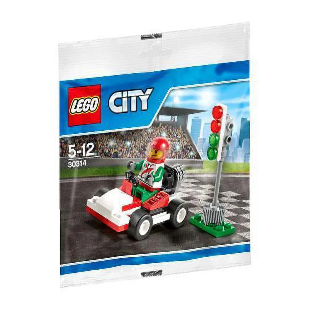 Endlessly replayable LEGO scenariosLEGO 30314 City Go-Kart Racer Mini Set