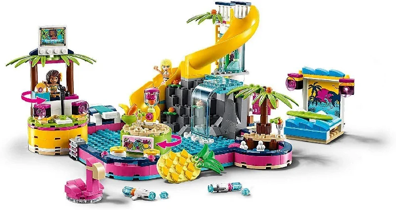 Intricately designed LEGOLEGO FRIENDS 41374 Andrea’s Pool Party