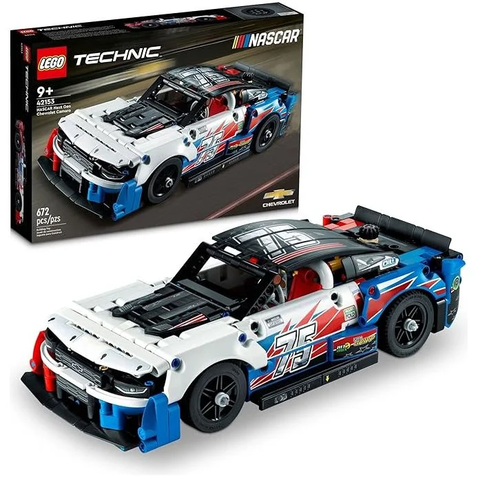 Facilitating collaborative play LEGOLEGO 42153 Technic NASCAR Next Gen Chevrolet Camaro ZL1 Building Set  - Authentically Designed Model Car and Toy Racing Vehicle Kit, Collectible Race Car Display for Boys, Girls, and Teens