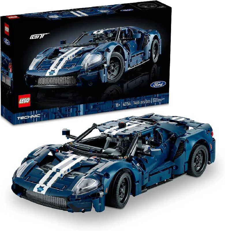 Enhancing cognitive development LEGOLEGO 42154 Technic Ford GT Car Model Kit for Adults to Build, Collectible Set, 1:12 Scale Supercar with Authentic Features, Gift Idea That Fuels Creativity and Imagination