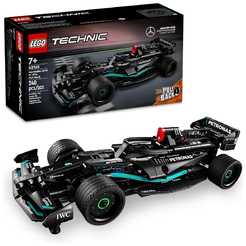 Family-friendly LEGO experiencesLEGO 42165 Technic Mercedes-AMG F1 W14 E Performance Pull-Back Car Toy, Mercedes Race Car Toy Model.
