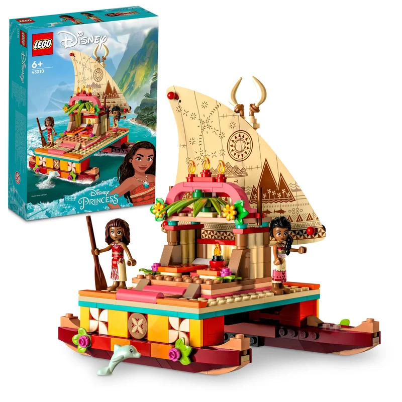 Promoting social skills LEGO playLEGO 43210 Disney Princess Moana's Wayfinding Boat