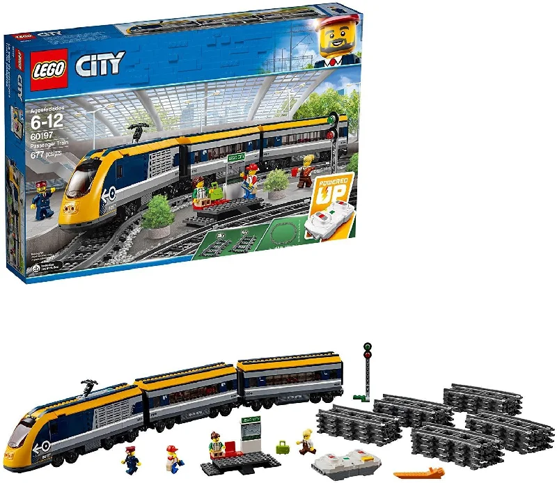 Encouraging imaginative storytelling LEGOLEGO 60197 CITY Passenger Train Building Kit