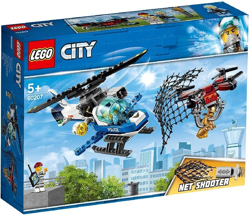 Reflecting diverse hobbies LEGO setsLEGO 60207 CITY Police Sky Police Drone Chase Helicopter