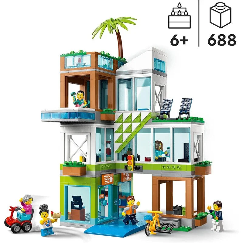 Imagination-sparking LEGO setsLEGO 60365 City Apartment Building, Modular Building Set (209 Pcs) Imagination-sparking LEGO setsLEGO 60365 City Apartment Building, Modular Building Set (209 Pcs)