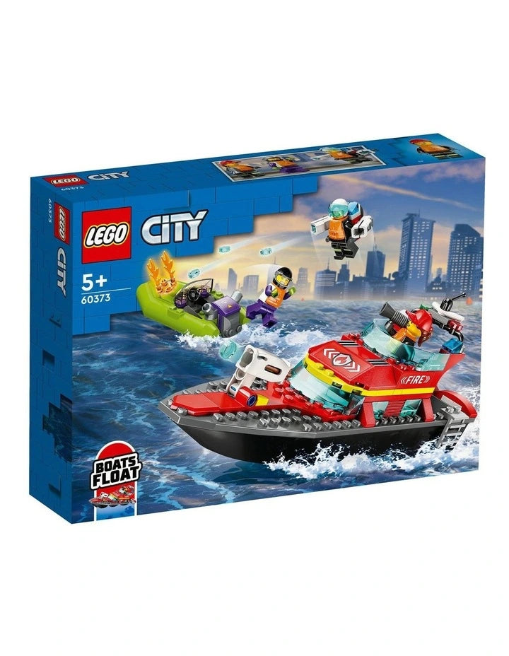 Offering educational value LEGOLEGO 60373 CITY FIRE RESCUE BOAT