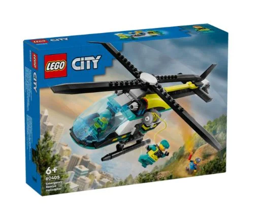 Fun-filled LEGO adventuresLEGO 60405 EMERGENCY RESCUE HELICOPTER