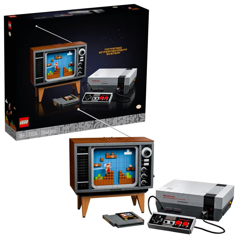 Beautifully crafted LEGO sculpturesLEGO 71374 Nintendo Entertainment System