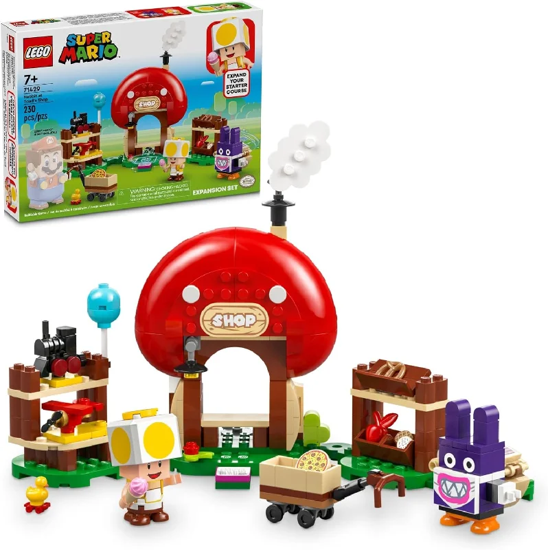 Offering a wide range of themes LEGOLEGO 71429 Super Mario Nabbit at Toad’s Shop Expansion Set, Build and Display Super Mario Day Toy for Kids, Video Game Toy Gift Idea for Gamers.