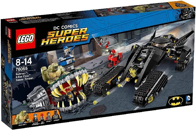 Collectible and valuable LEGO itemsLEGO DC 76055 DC Comics Super Heroes Batman Killer Croc Sewer Smash Superhero Toy Collectible and valuable LEGO itemsLEGO DC 76055 DC Comics Super Heroes Batman Killer Croc Sewer Smash Superhero Toy