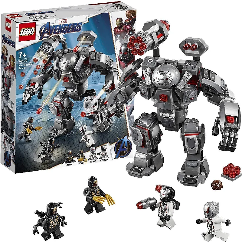 Finely detailed LEGO structuresLEGO MARVEL Avengers War Machine Buster 76124 Building Kit (362 Pieces) Finely detailed LEGO structuresLEGO MARVEL Avengers War Machine Buster 76124 Building Kit (362 Pieces)