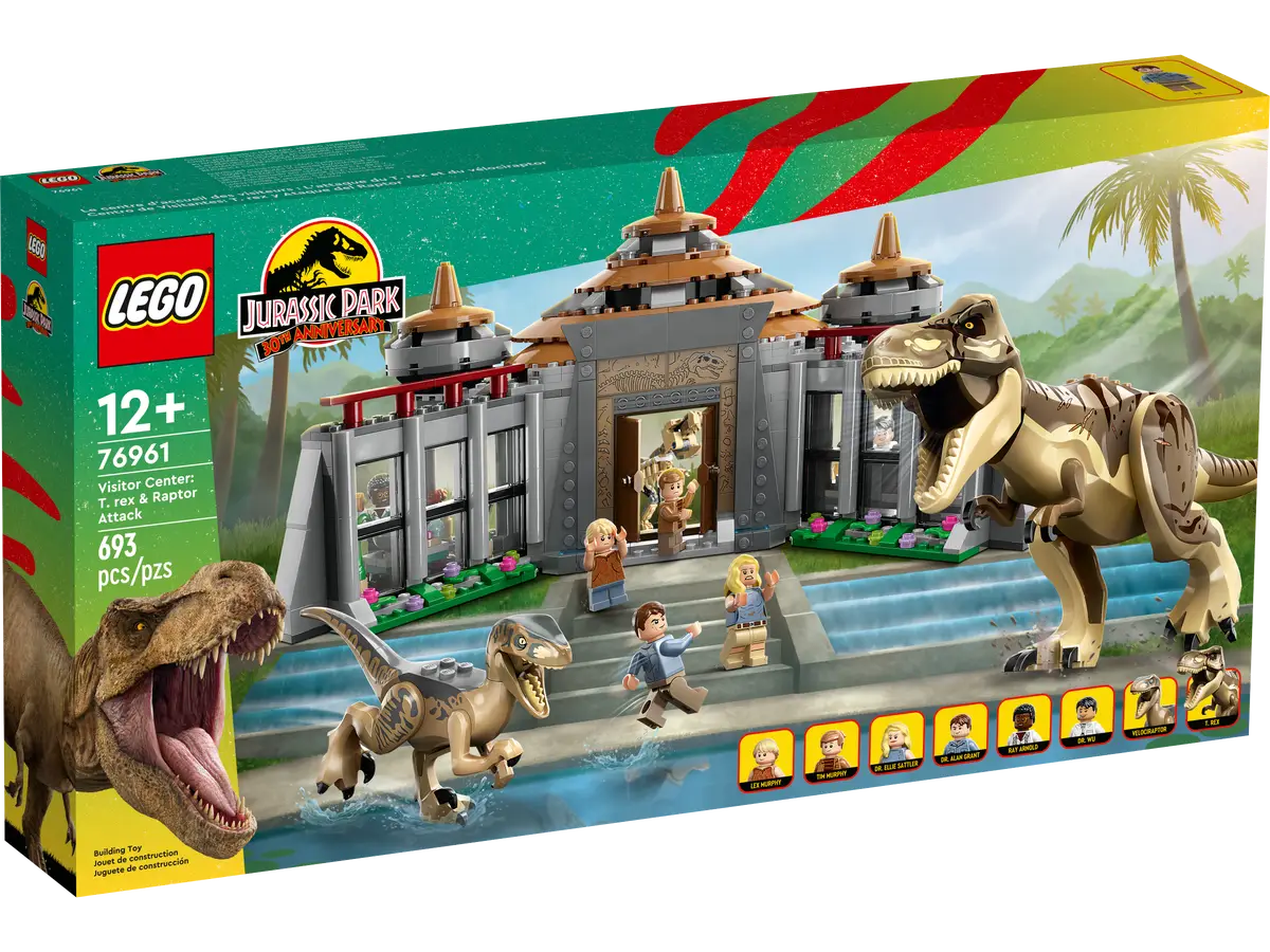 Fun-filled LEGO adventuresLEGO 76961 JURASSIC WORLD - VISITOR CENTER - T REX AND RAPTOR ATTACK Fun-filled LEGO adventuresLEGO 76961 JURASSIC WORLD - VISITOR CENTER - T REX AND RAPTOR ATTACK