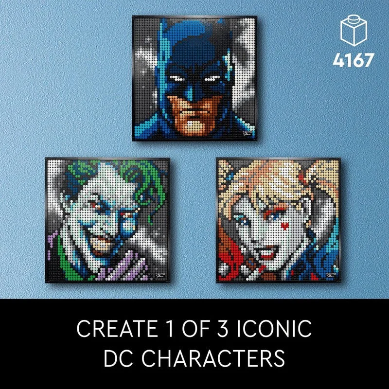 Engagement-boosting LEGO activitiesLEGO Art Jim Lee Batman Collection 31205 DC Comics Building Kit; Wall Decor Set for Fans of The Joker or Harley Quinn (4,167 Pieces) -  (COD Not Available)