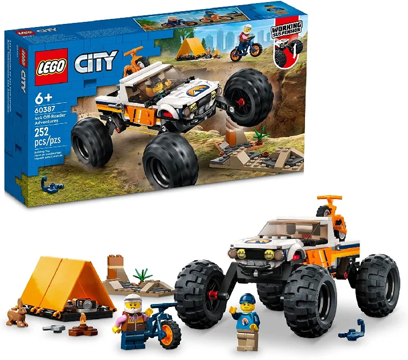 Intricate and intricate LEGO designsLEGO City 4x4 Off-Roader Adventures 60387