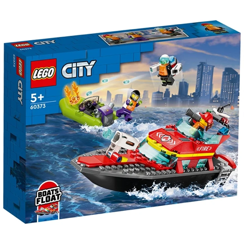 Encouraging exploration and discovery LEGOLEGO® City Brandvæsnets Redningsbåd