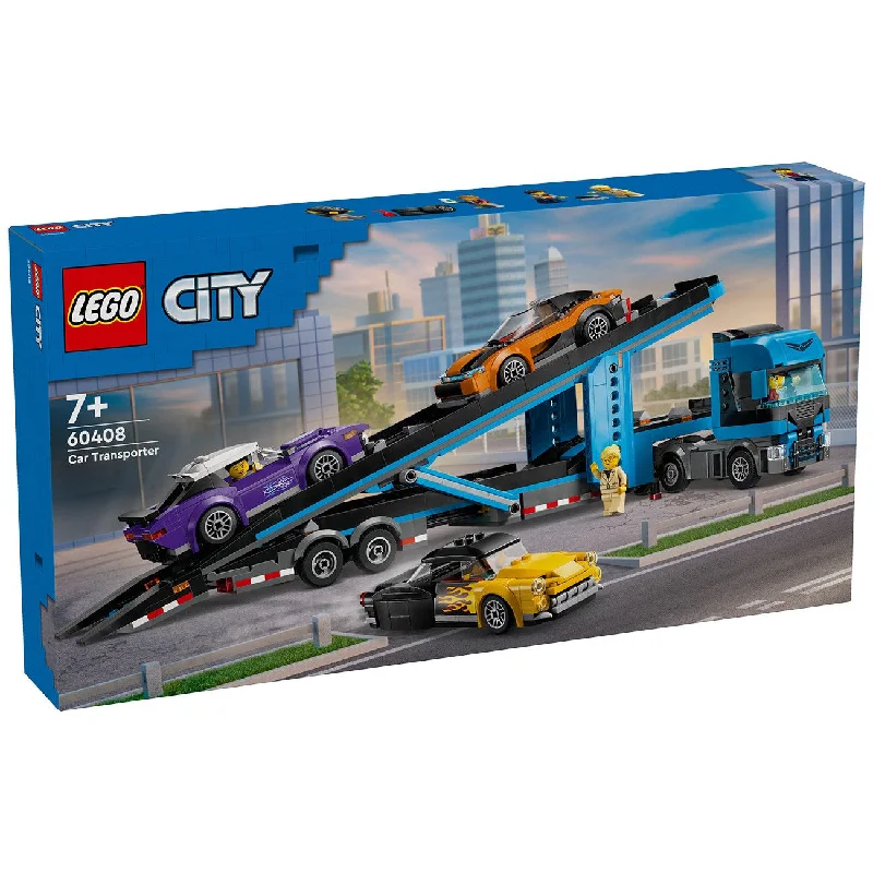 Reflecting diverse hobbies LEGO setsLEGO® City Car Transport with Sports Cars