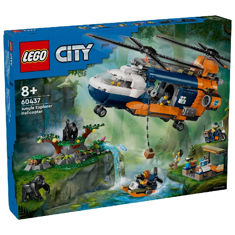 Age-appropriate LEGO toysLEGO® City Jungle Adventure – Helicopter and Expedition Base Age-appropriate LEGO toysLEGO® City Jungle Adventure – Helicopter and Expedition Base