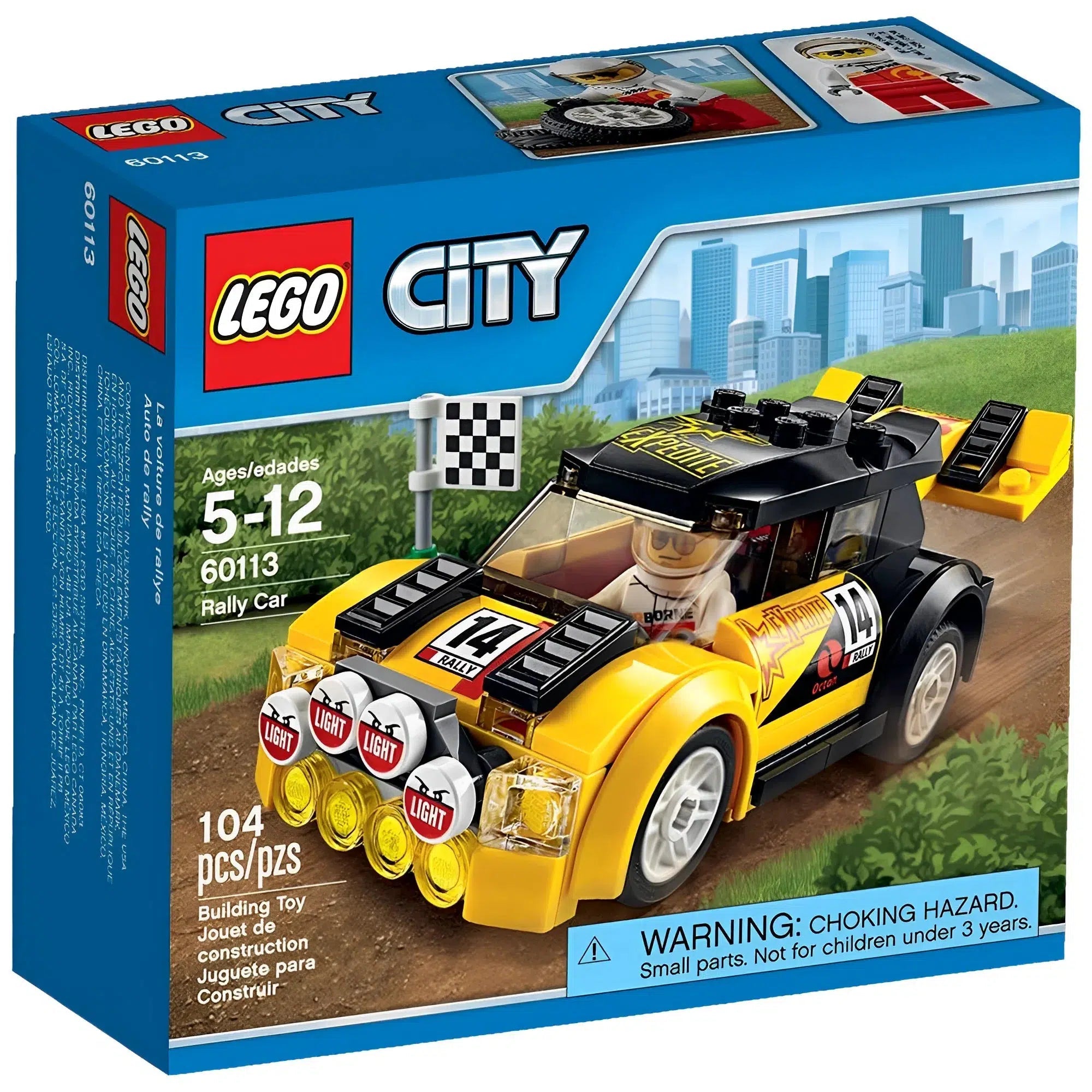 Captivating and enchanting LEGO worldsLEGO [City] - Rally Car Building Set - Racing Series (60113)