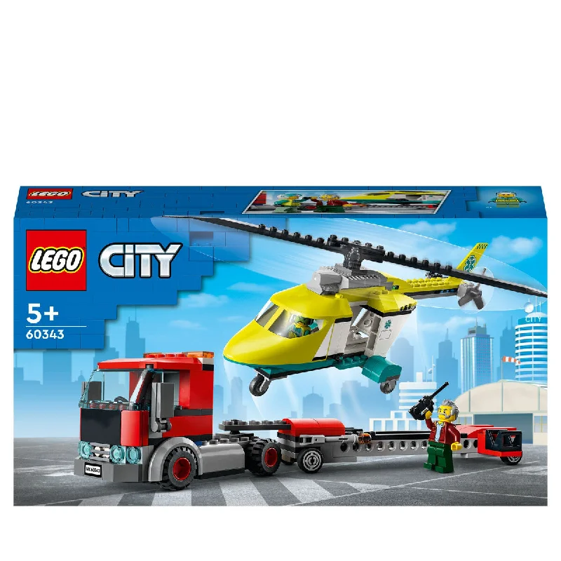 Consistently high-quality LEGO productsLEGO City - Rescue Helicopter Transport 60343