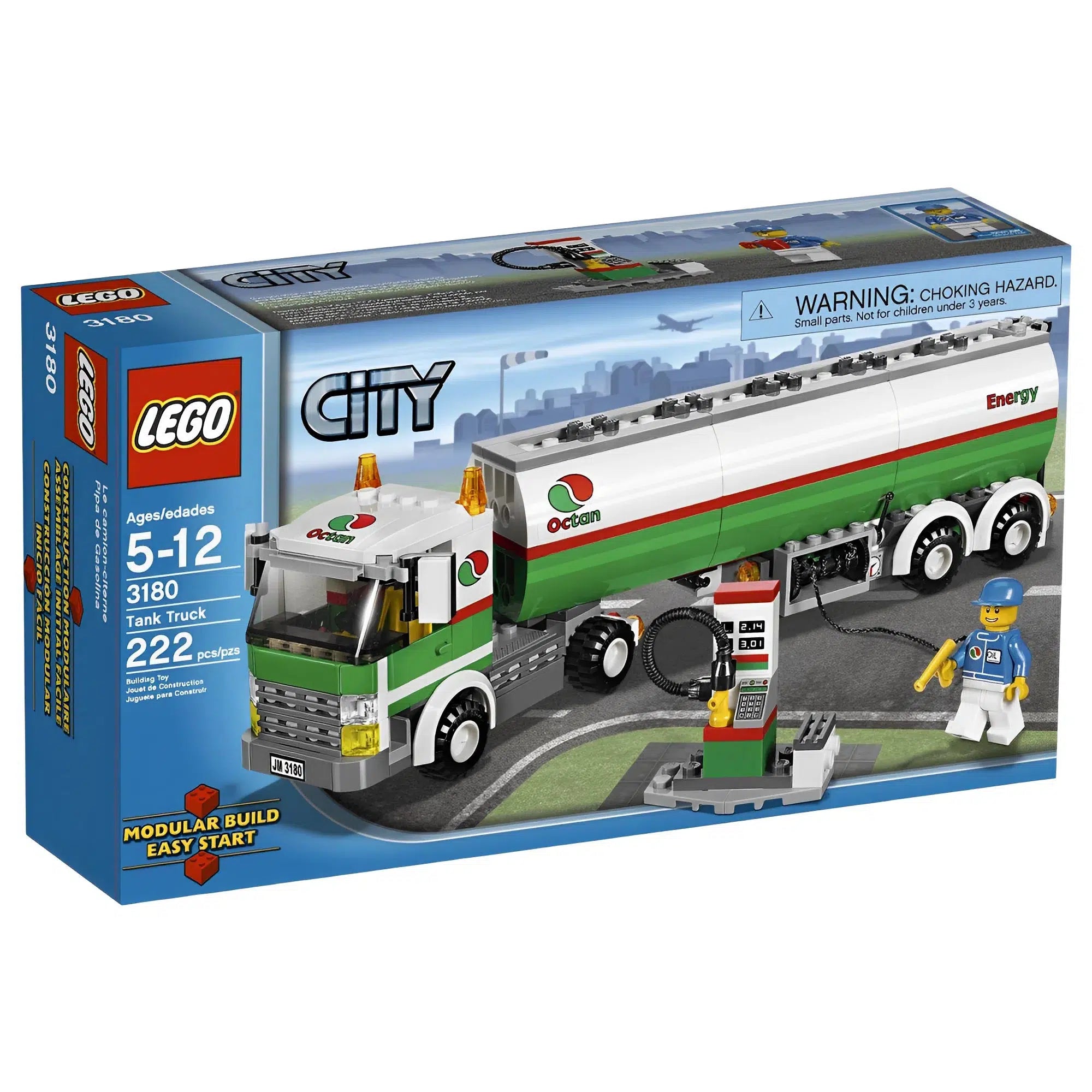 Promoting fine art skills LEGO modelsLEGO [City] - Tank Truck Building Set - Traffic Series (3180)