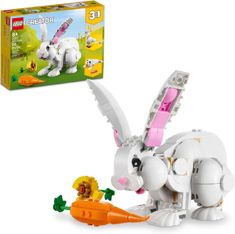 Inspiring architectural interest LEGOLEGO Creator - 3 in 1 White Rabbit Animal Toy Building Set 31133 Inspiring architectural interest LEGOLEGO Creator - 3 in 1 White Rabbit Animal Toy Building Set 31133