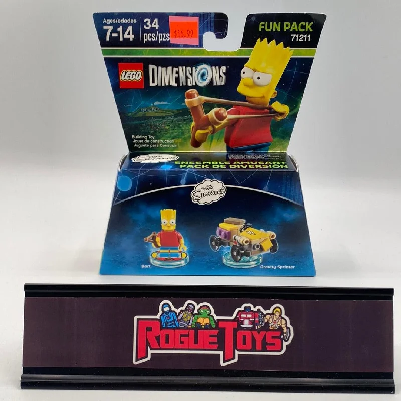 Gender-neutral LEGO toysLego Dimensions Fun Pack 71211 The Simpsons Bart & Gravity Sprinter
