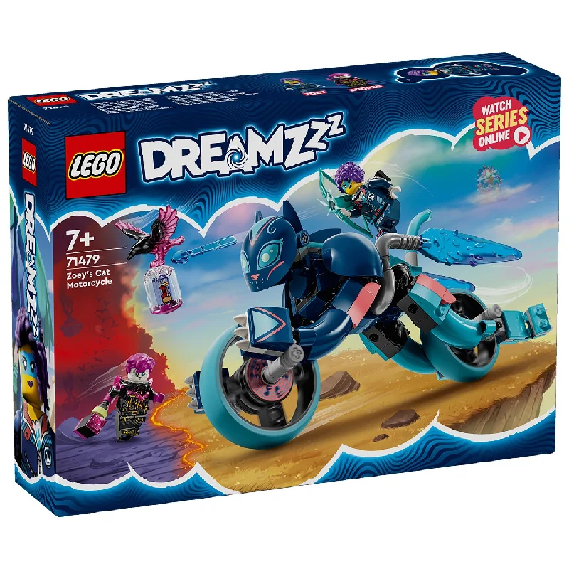 Highly adaptable LEGO creationsLEGO® DREAMZzz™Zoey's Cat Motorcycle