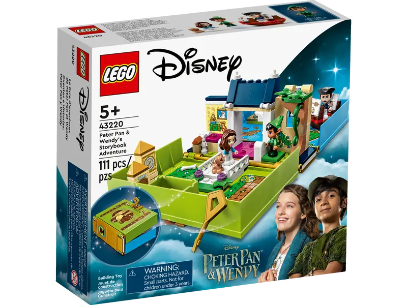 Imagination-sparking LEGO setsLEGO DISNEY 43220 PETER PAN AND WENDY'S STORYBOOK ADVENTURE Imagination-sparking LEGO setsLEGO DISNEY 43220 PETER PAN AND WENDY'S STORYBOOK ADVENTURE