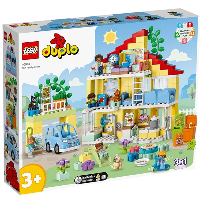Highly adaptable LEGO creationsLEGO® DUPLO® 3-i-1-Familiehus