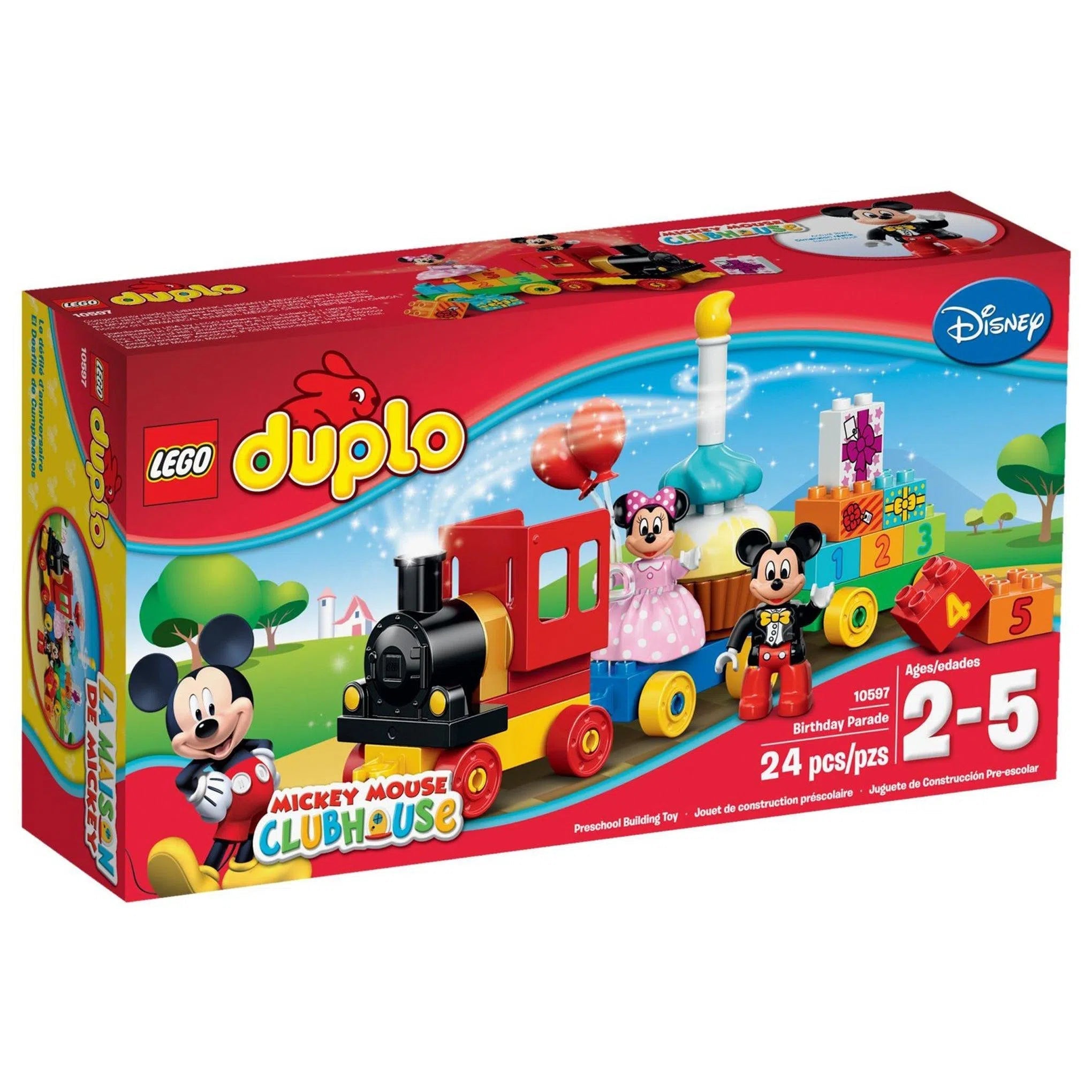 Promoting social skills LEGO playLEGO [Duplo] - Birthday Parade Building Set - Mickey Mouse Clubhouse Series (10597)
